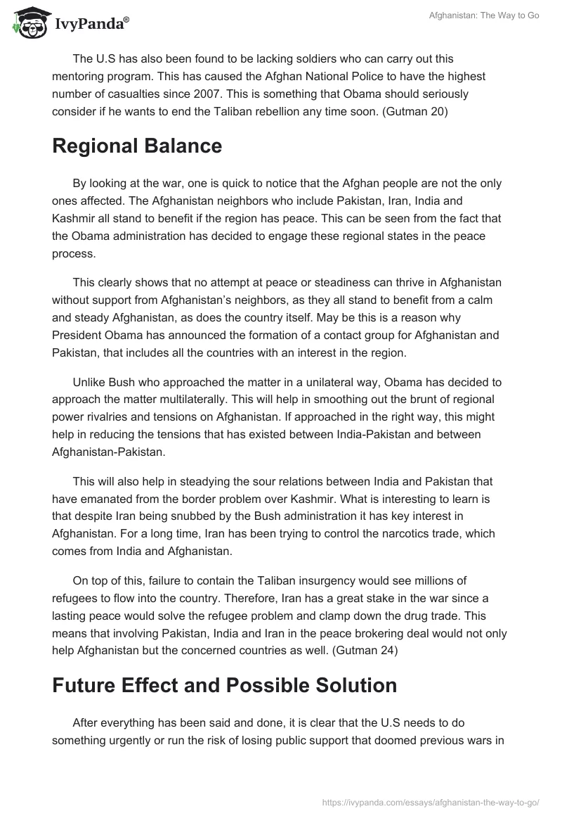 Afghanistan: The Way to Go. Page 4