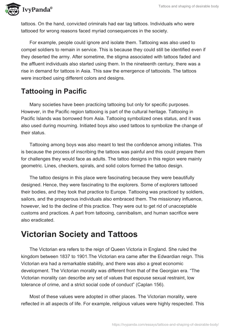 Tattoos and shaping of desirable body. Page 4