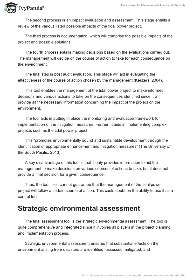 Environmental Management Tools and Methods. Page 4