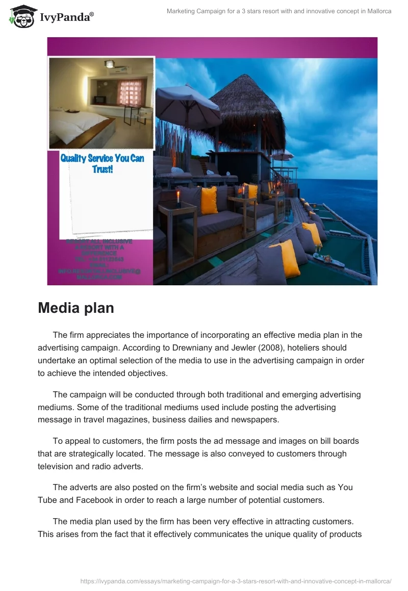 Marketing Campaign for a 3 stars resort with and innovative concept in Mallorca. Page 5