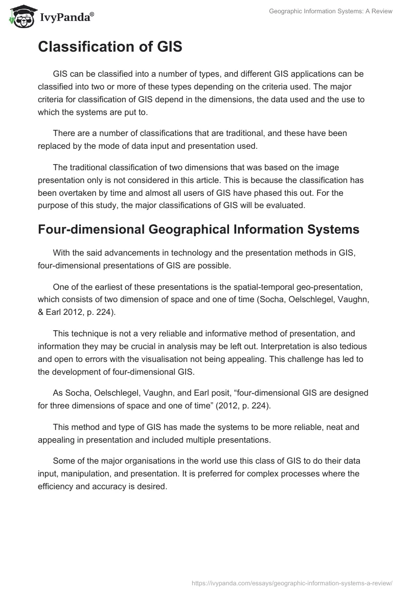 Geographic Information Systems: A Review. Page 3