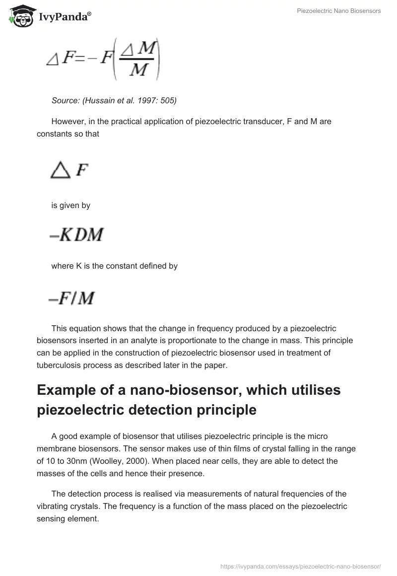 Piezoelectric Nano Biosensors. Page 4