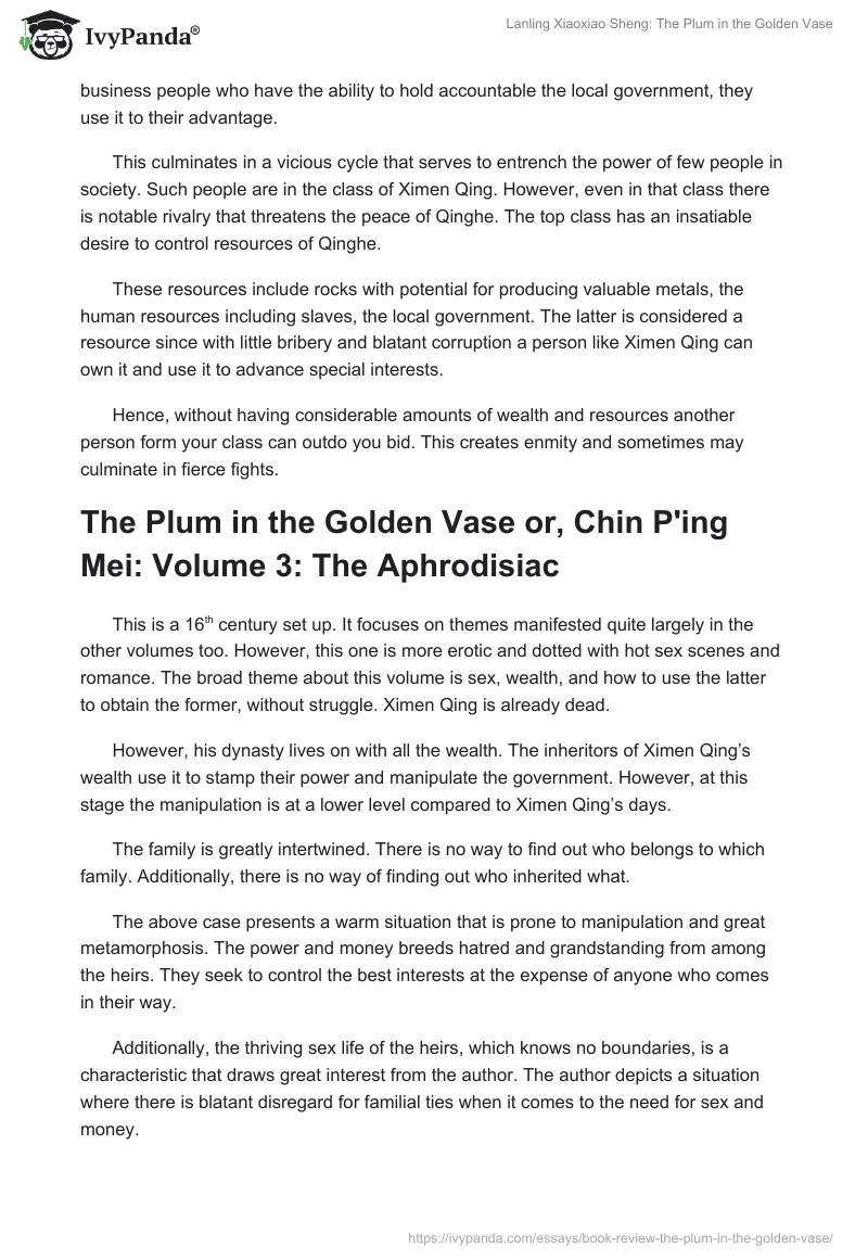 Lanling Xiaoxiao Sheng: The Plum in the Golden Vase. Page 4