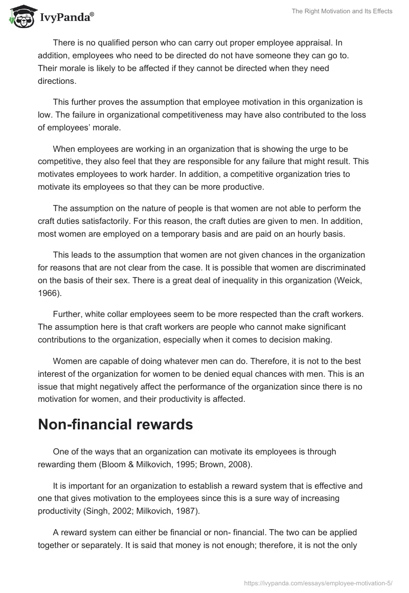 The Right Motivation and Its Effects. Page 2