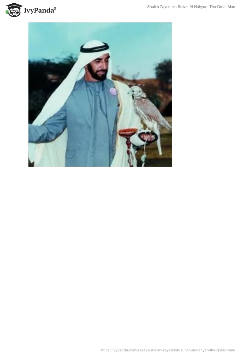 Sheikh Zayed bin Sultan Al Nahyan: The Great Man. Page 4