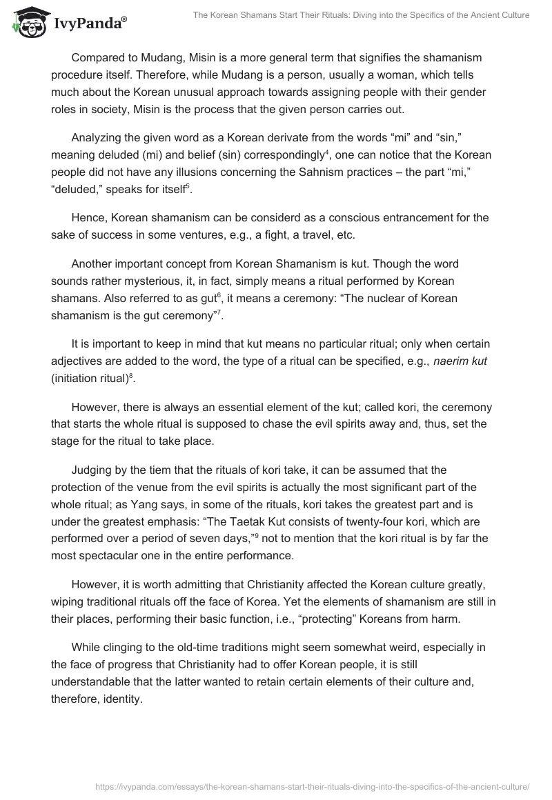 The Korean Shamans Start Their Rituals: Diving into the Specifics of the Ancient Culture. Page 2