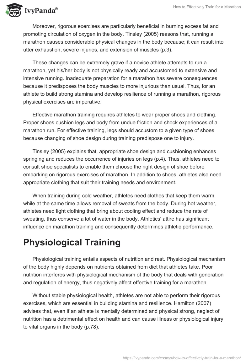 How to Effectively Train for a Marathon. Page 2