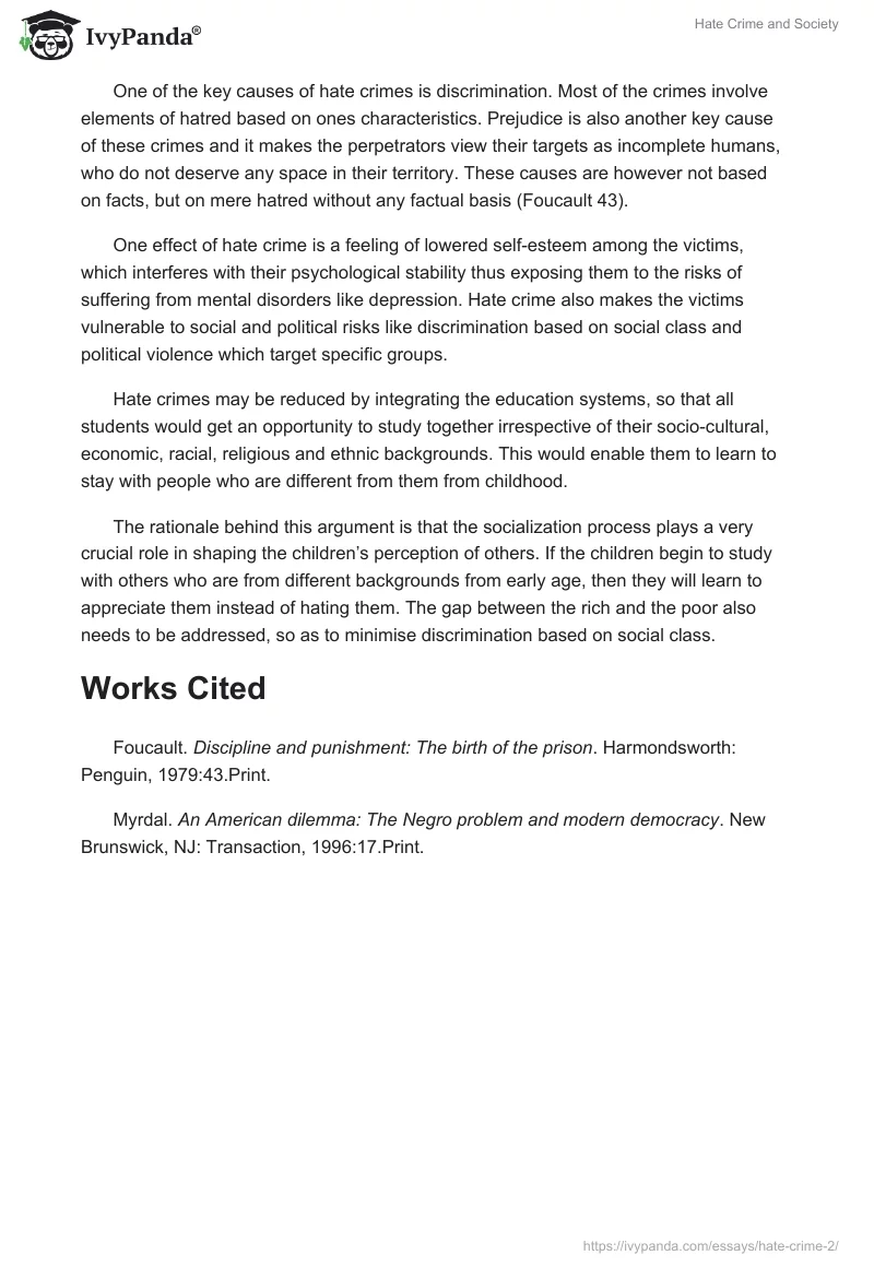 Hate Crime and Society. Page 2