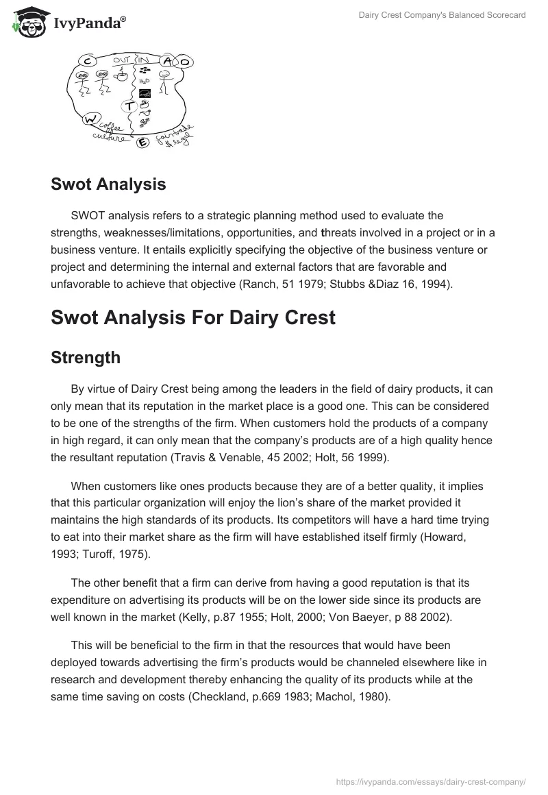 Dairy Crest Company's Balanced Scorecard. Page 2