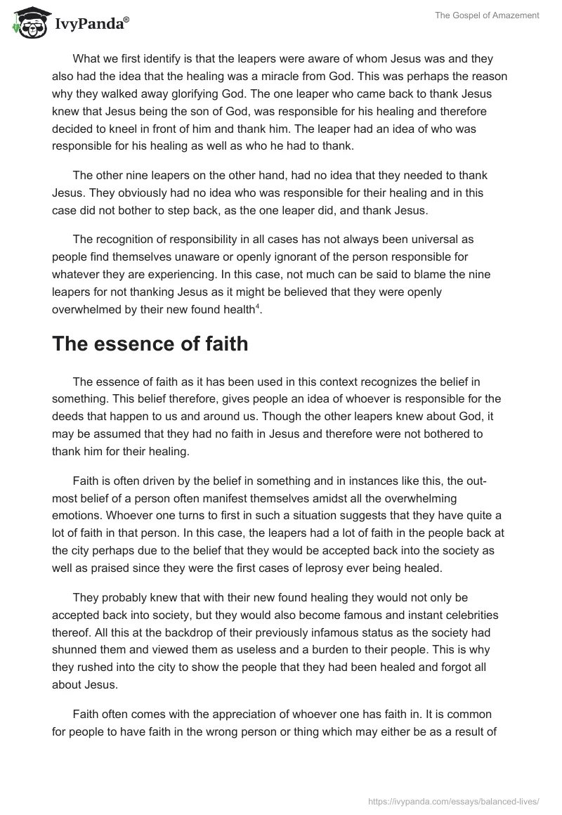 The Gospel of Amazement. Page 3