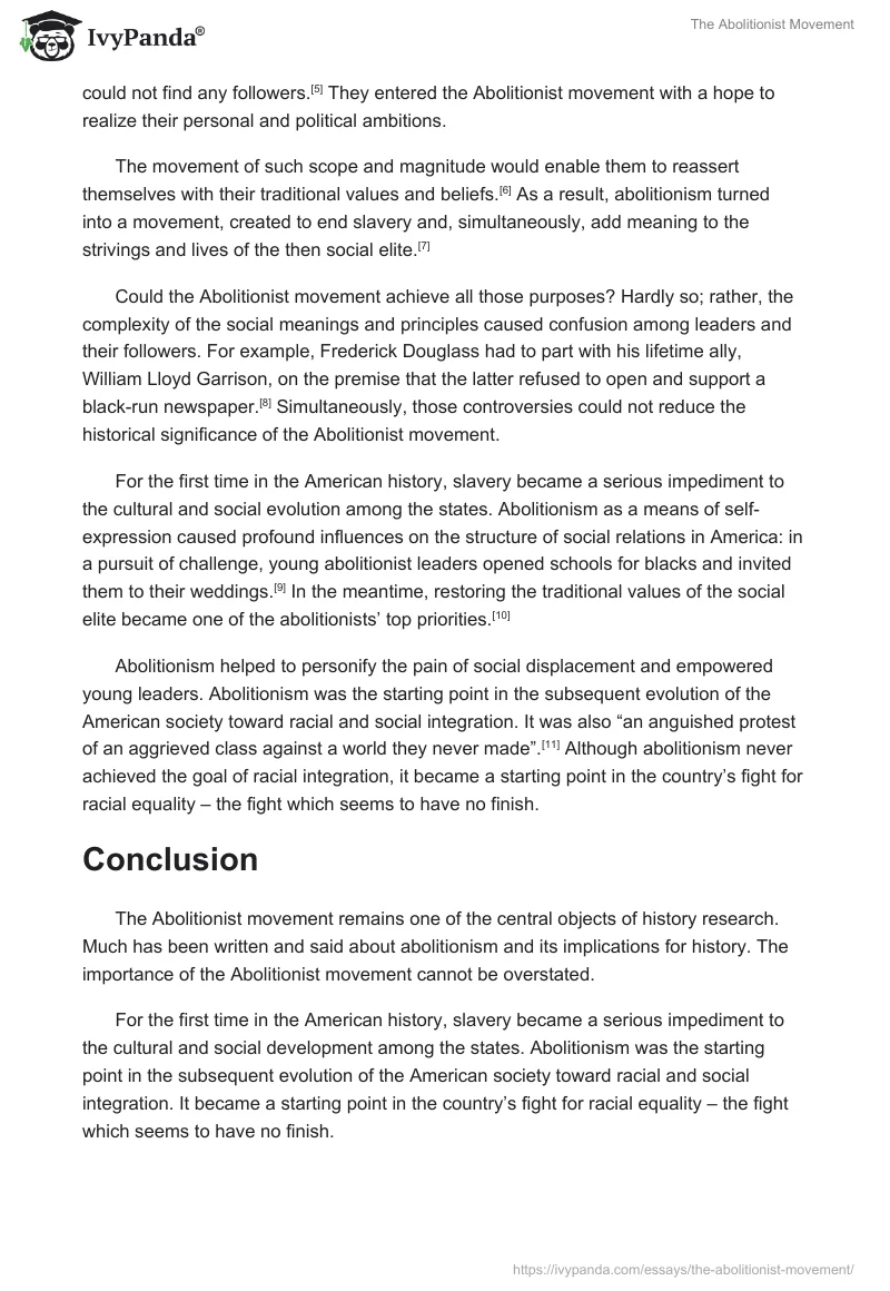 The Abolitionist Movement. Page 2