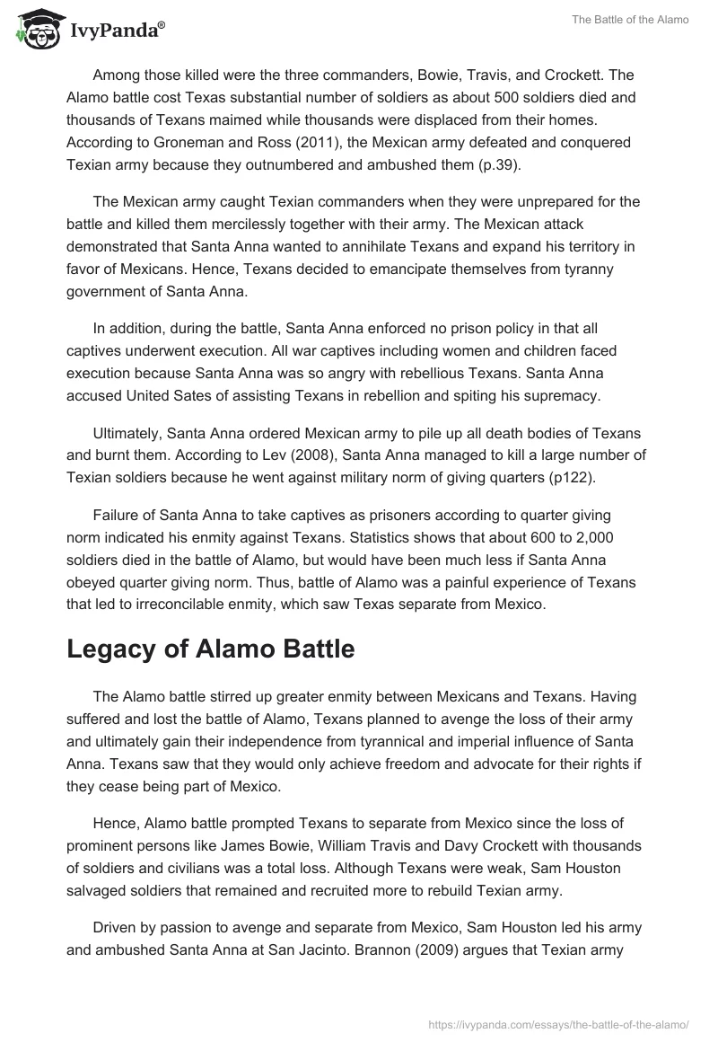 The Battle of the Alamo. Page 3