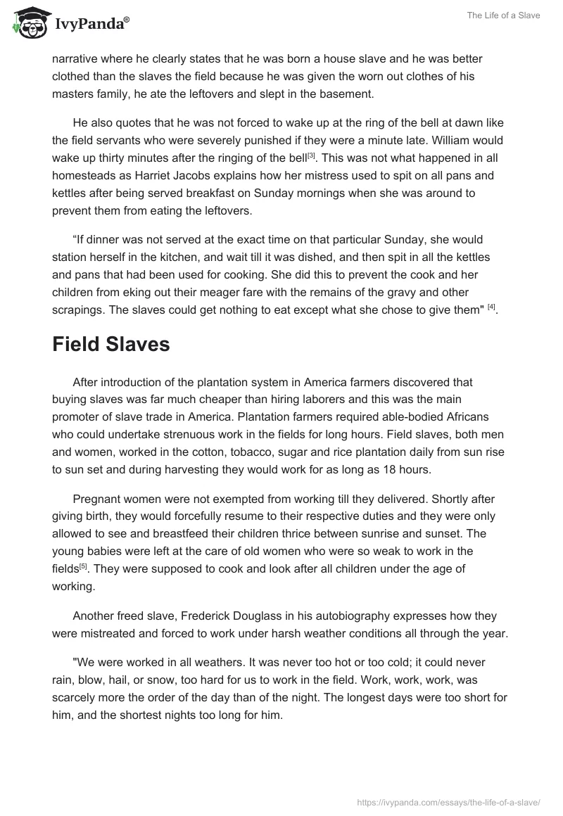 The Life of a Slave. Page 2