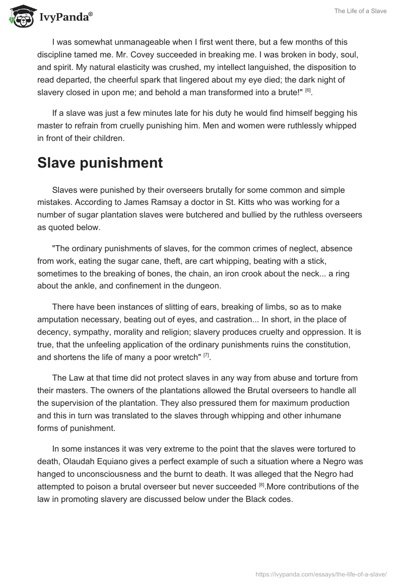 The Life of a Slave. Page 3