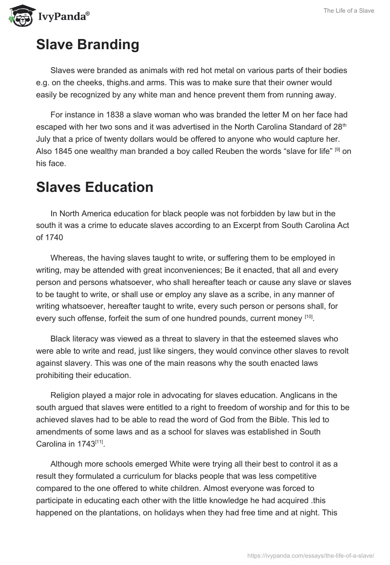 The Life of a Slave. Page 4