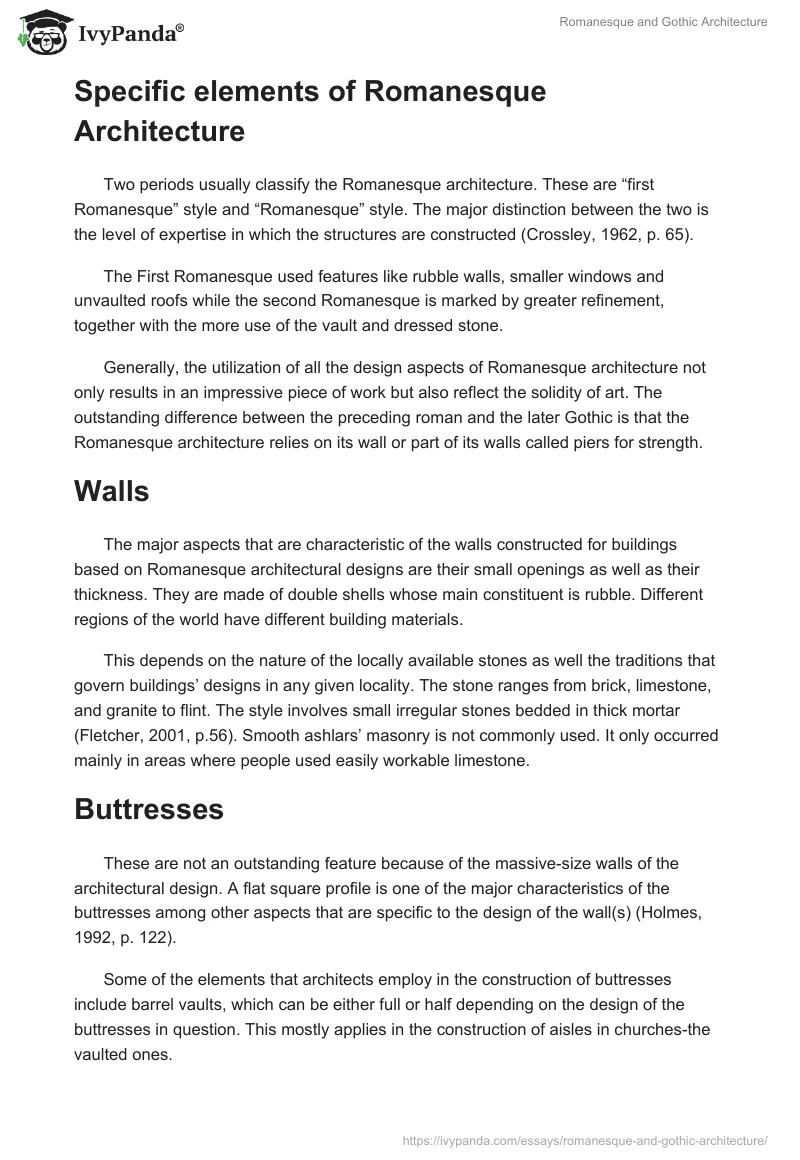 Romanesque and Gothic Architecture. Page 2