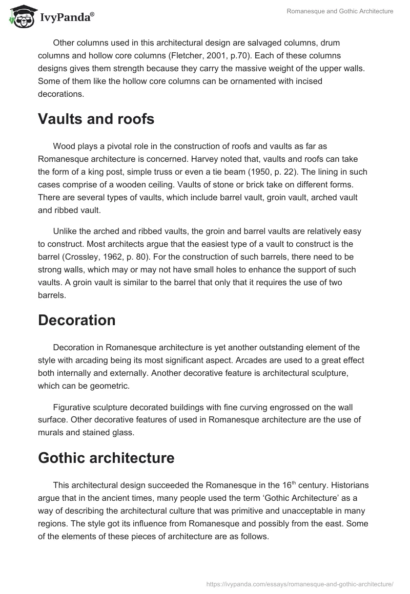 Romanesque and Gothic Architecture. Page 4