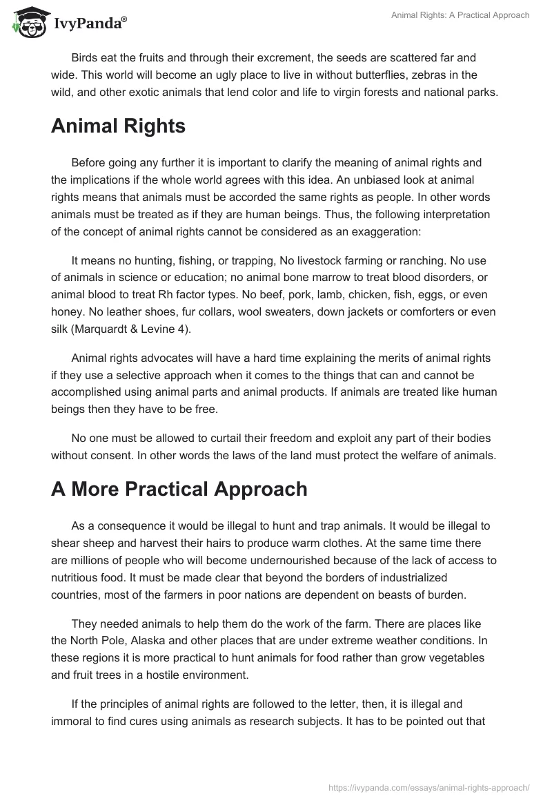 Animal Rights: A Practical Approach. Page 2