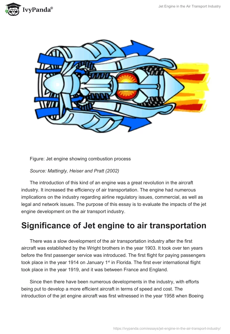 Jet Engine in the Air Transport Industry. Page 2