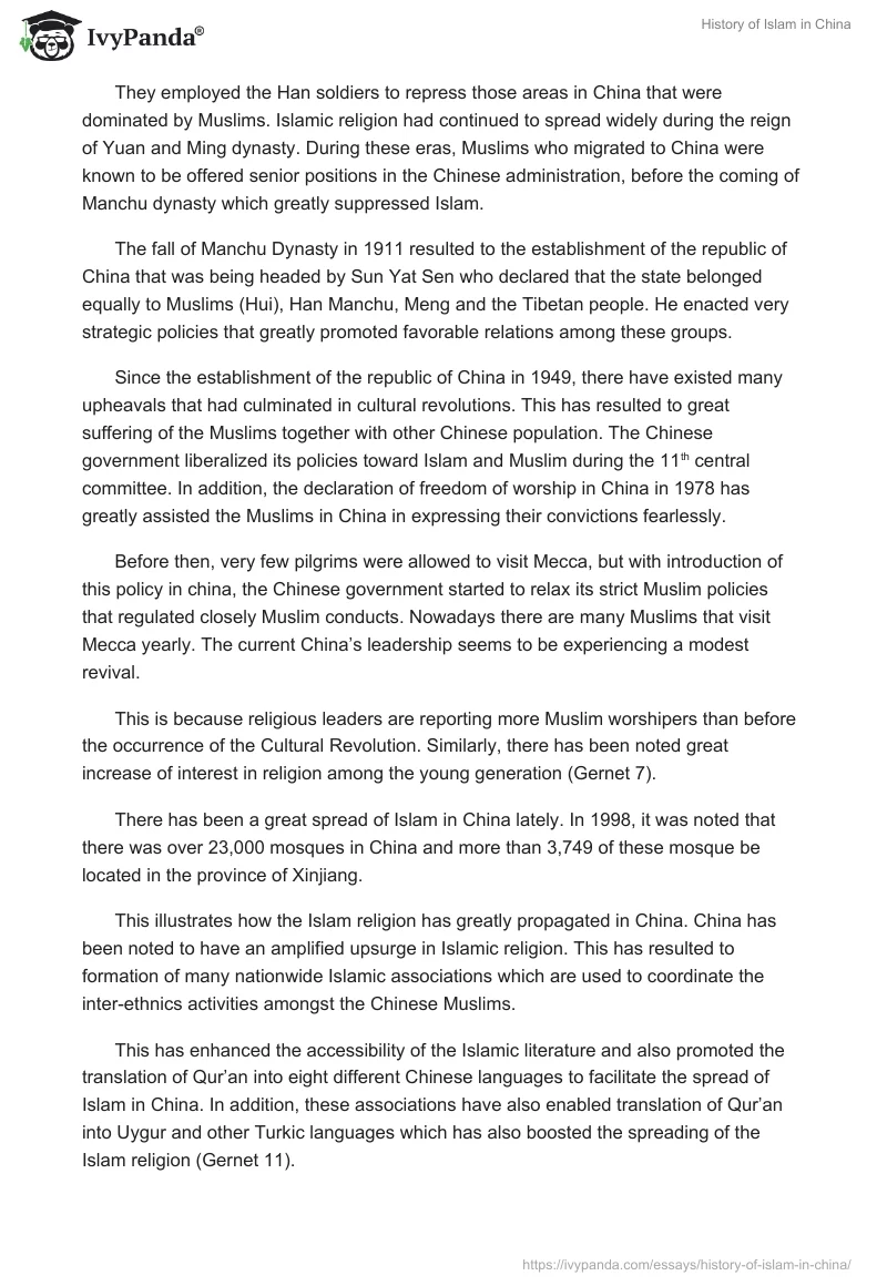 History of Islam in China. Page 3