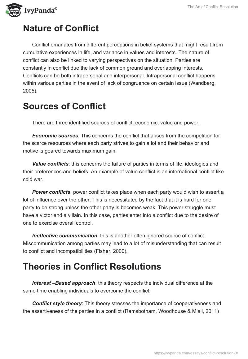 The Art of Conflict Resolution. Page 2