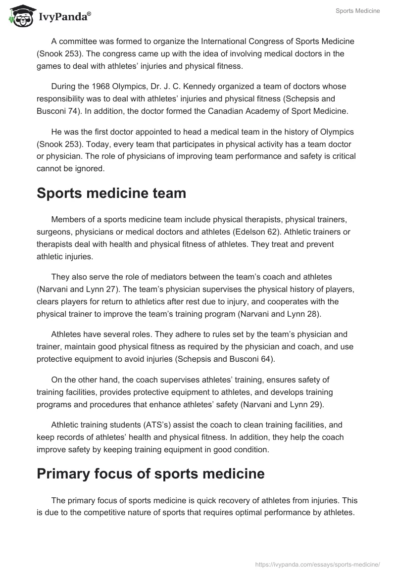 Sports Medicine. Page 2