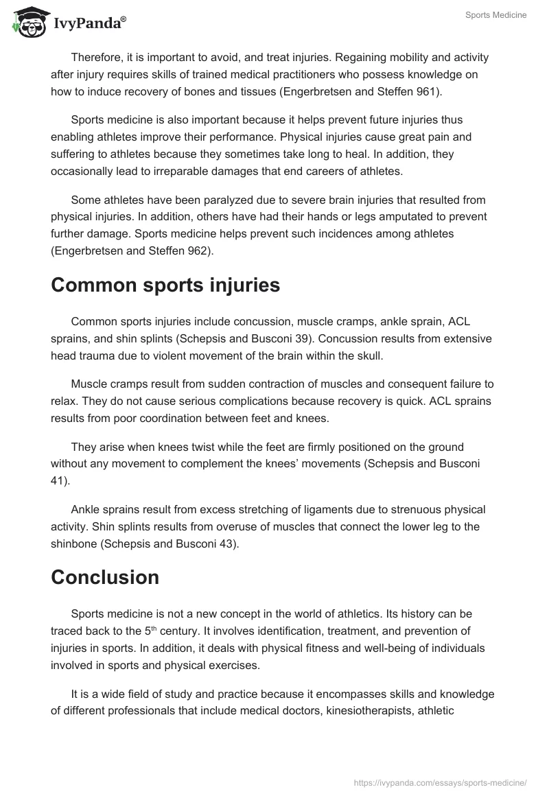 Sports Medicine. Page 4