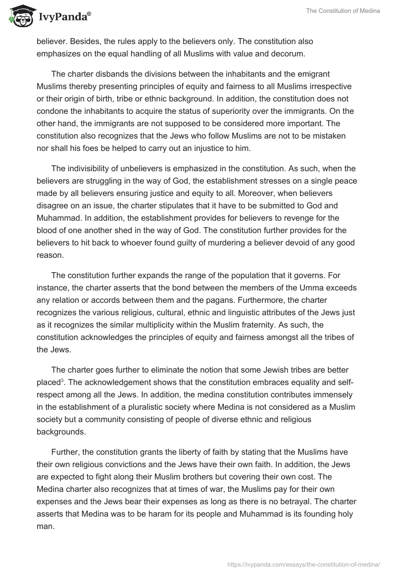The Constitution of Medina. Page 2
