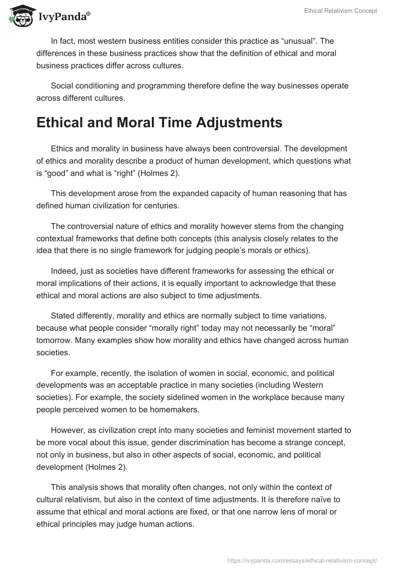 Ethical Relativism Concept. Page 4