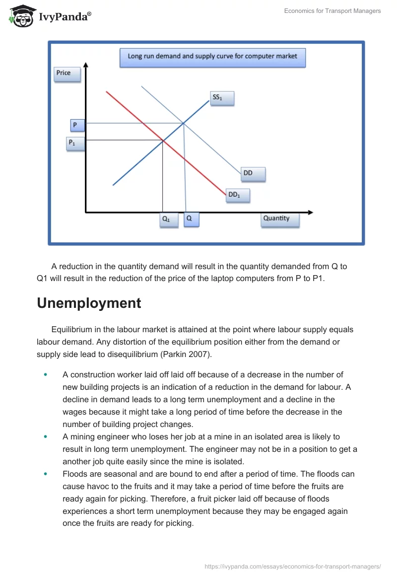 Economics for Transport Managers. Page 5