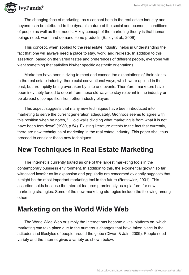 New Ways of Marketing Real Estate. Page 2