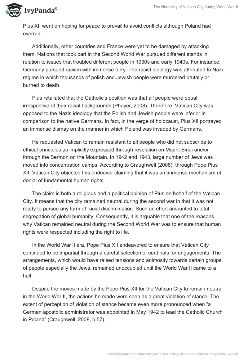 The Neutrality of Vatican City During World War II. Page 3