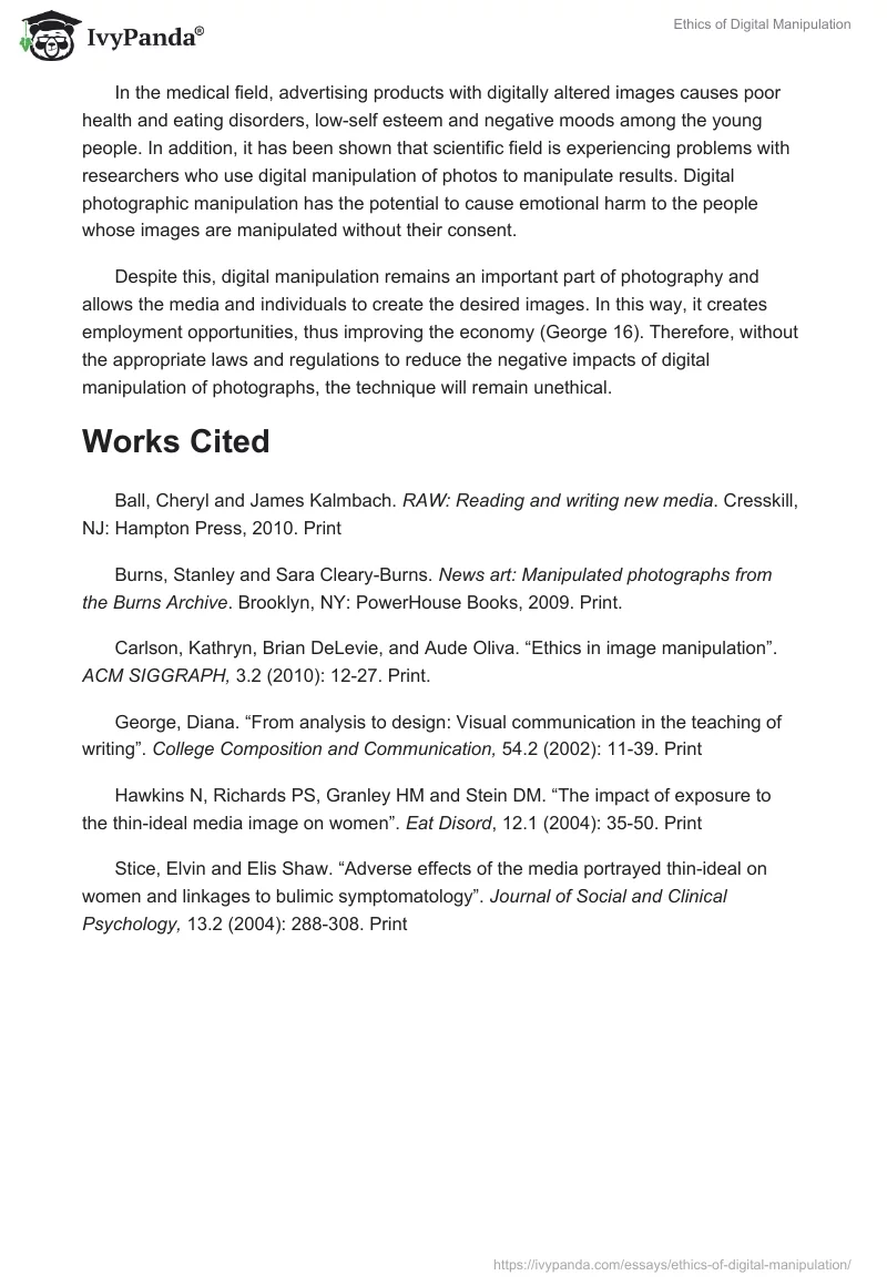 Ethics of Digital Manipulation. Page 5