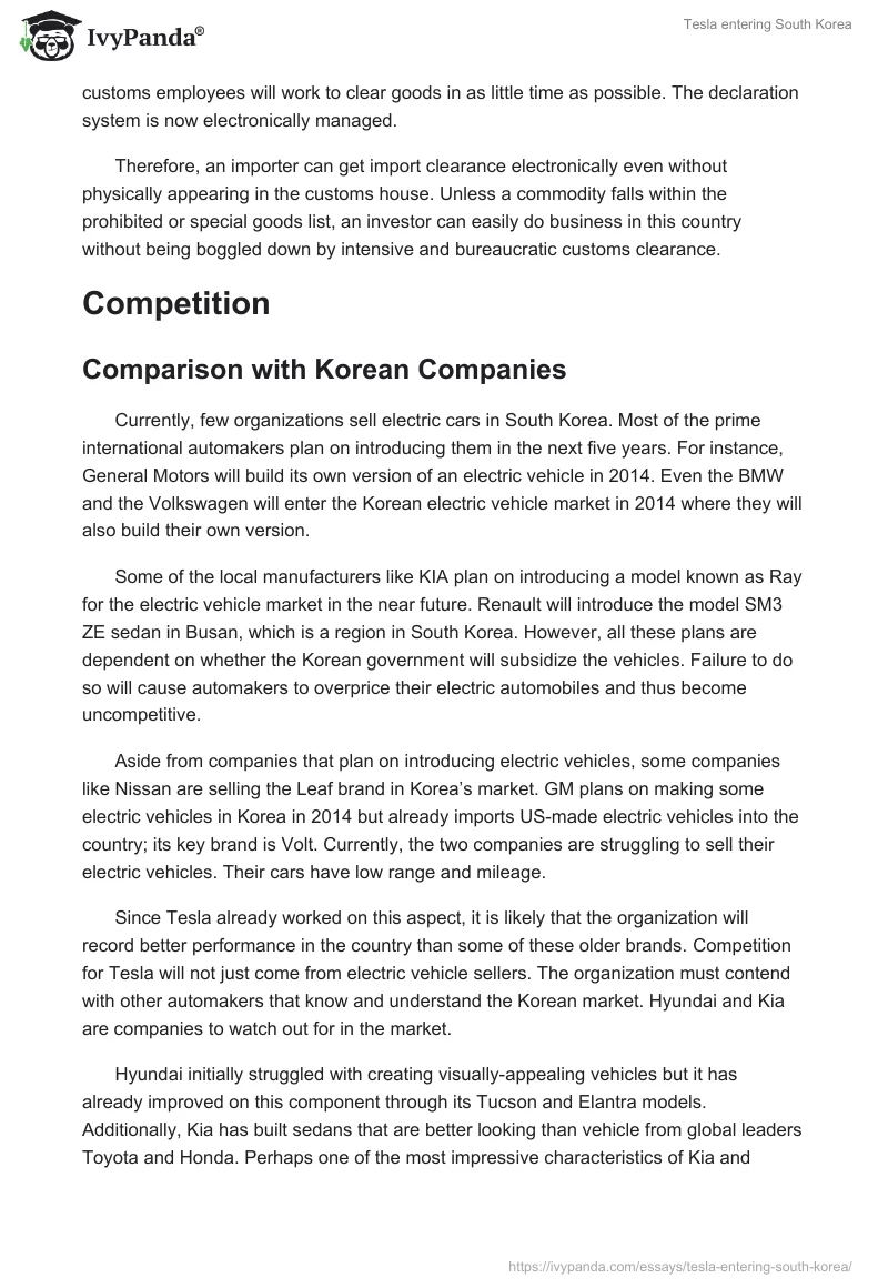 Tesla Entering South Korea. Page 4