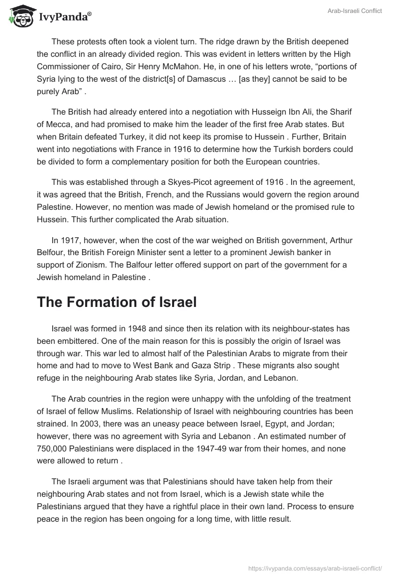 Arab-Israeli Conflict. Page 4