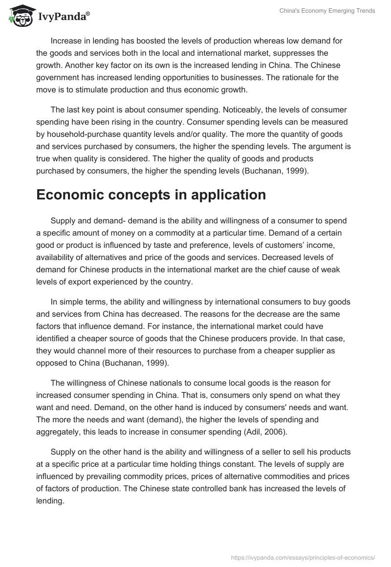 China's Economy Emerging Trends. Page 2