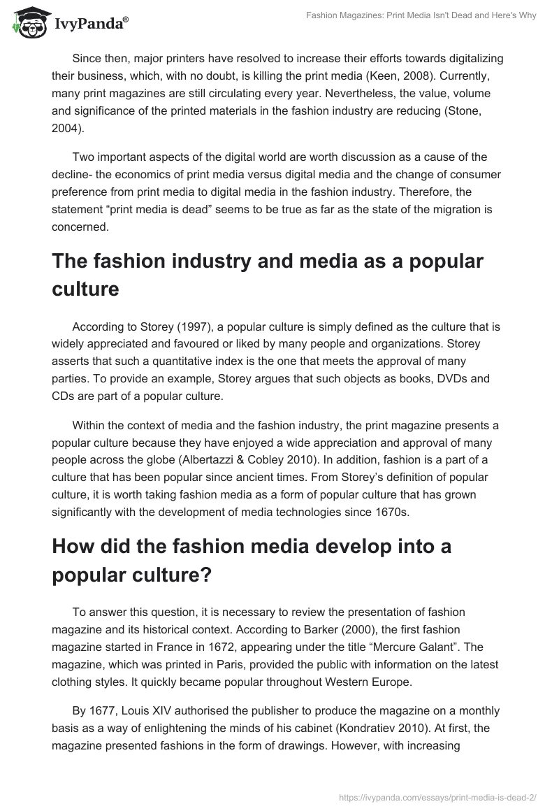 Fashion Magazines: Print Media Isn't Dead and Here's Why. Page 2