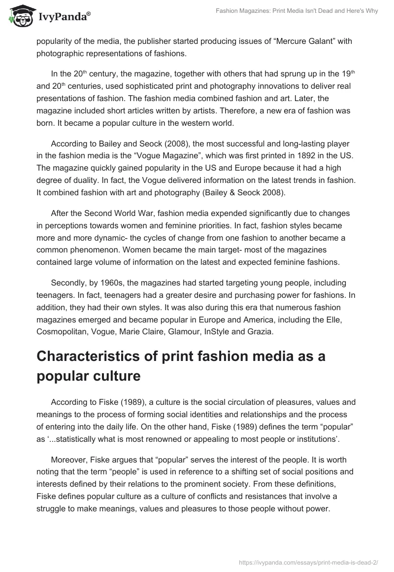 Fashion Magazines: Print Media Isn't Dead and Here's Why. Page 3