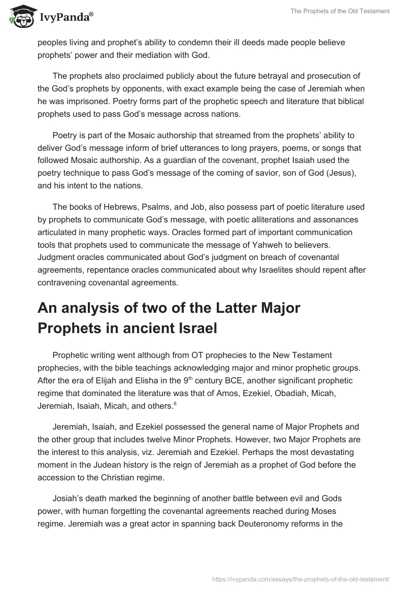 The Prophets of the Old Testament. Page 4