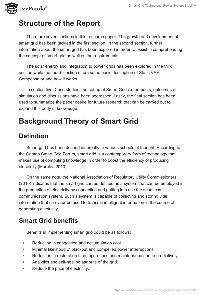 Smart Grid Technology: Power System Stability. Page 3