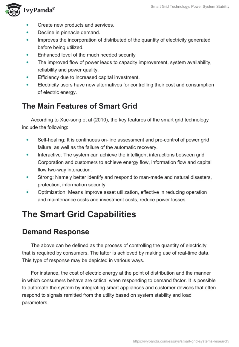 Smart Grid Technology: Power System Stability. Page 4