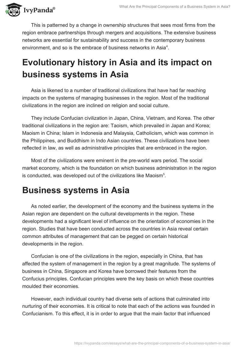 What Are the Principal Components of a Business System in Asia?. Page 2