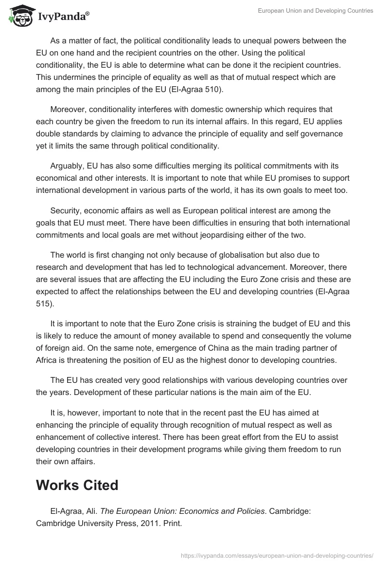 European Union and Developing Countries. Page 5