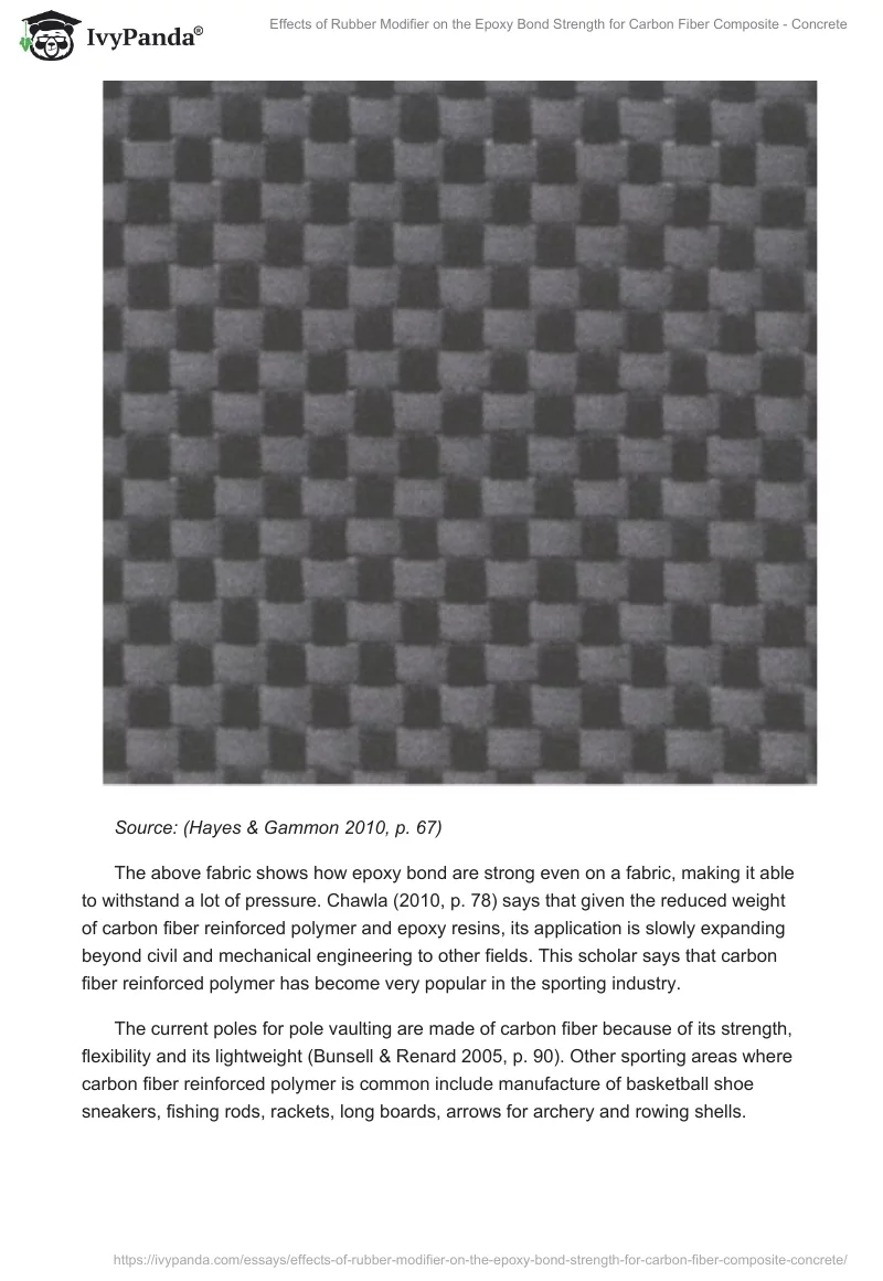 Effects of Rubber Modifier on the Epoxy Bond Strength for Carbon Fiber Composite - Concrete. Page 3