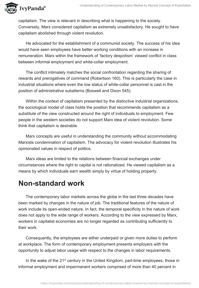 Understanding of Contemporary Labor Market by Marxist Concept of Exploitation. Page 2