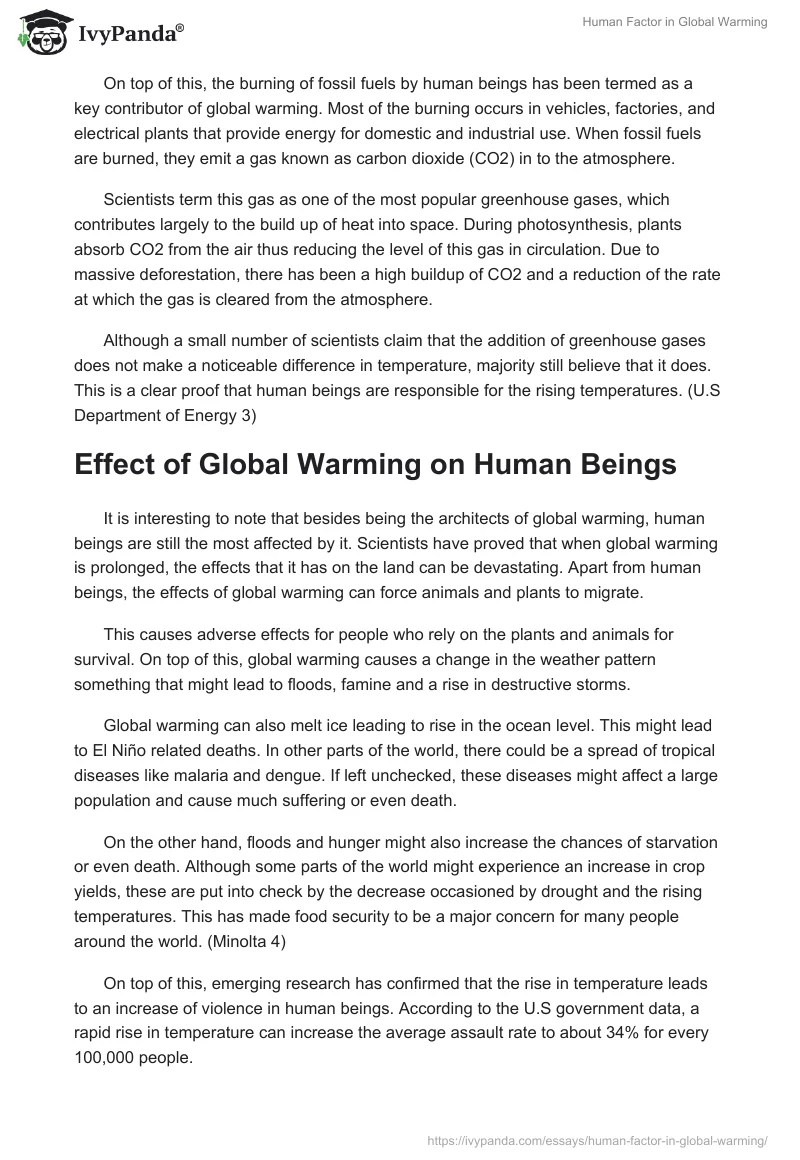 Human Factor in Global Warming. Page 4