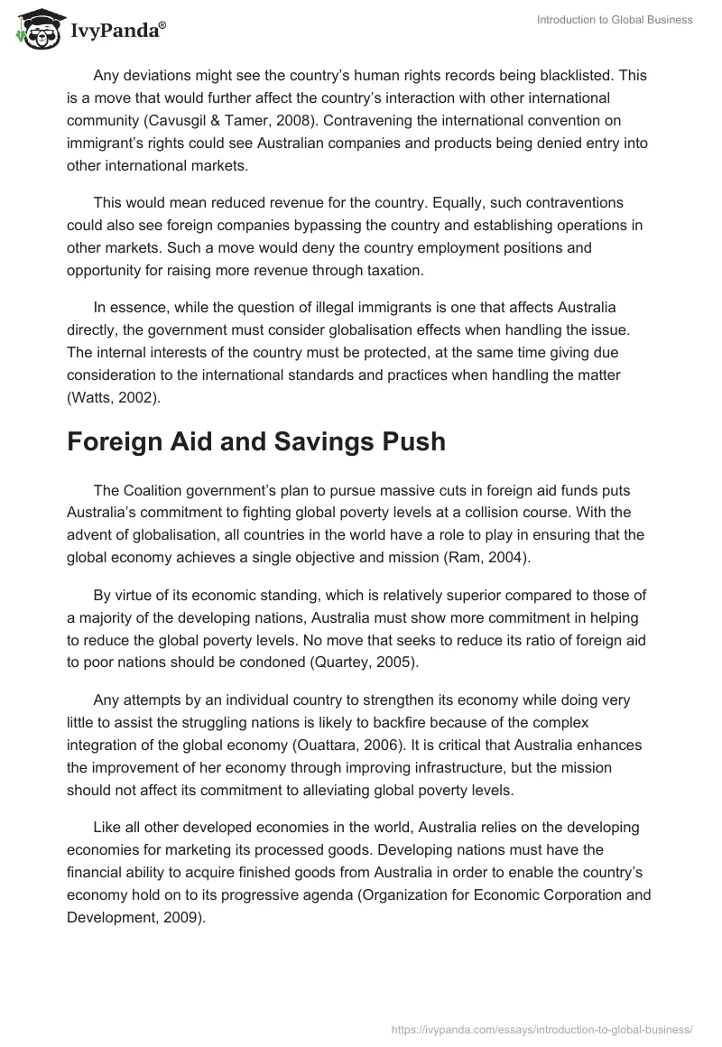 Introduction to Global Business. Page 3