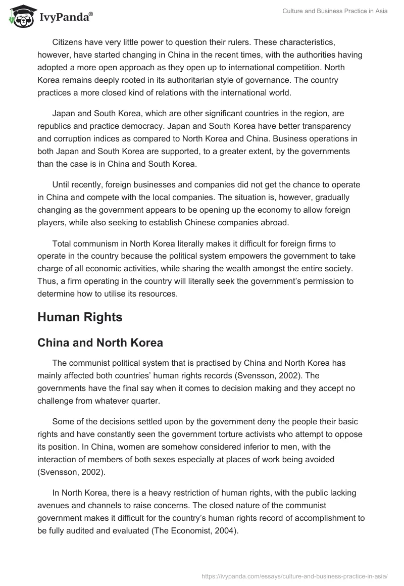 Culture and Business Practice in Asia. Page 3