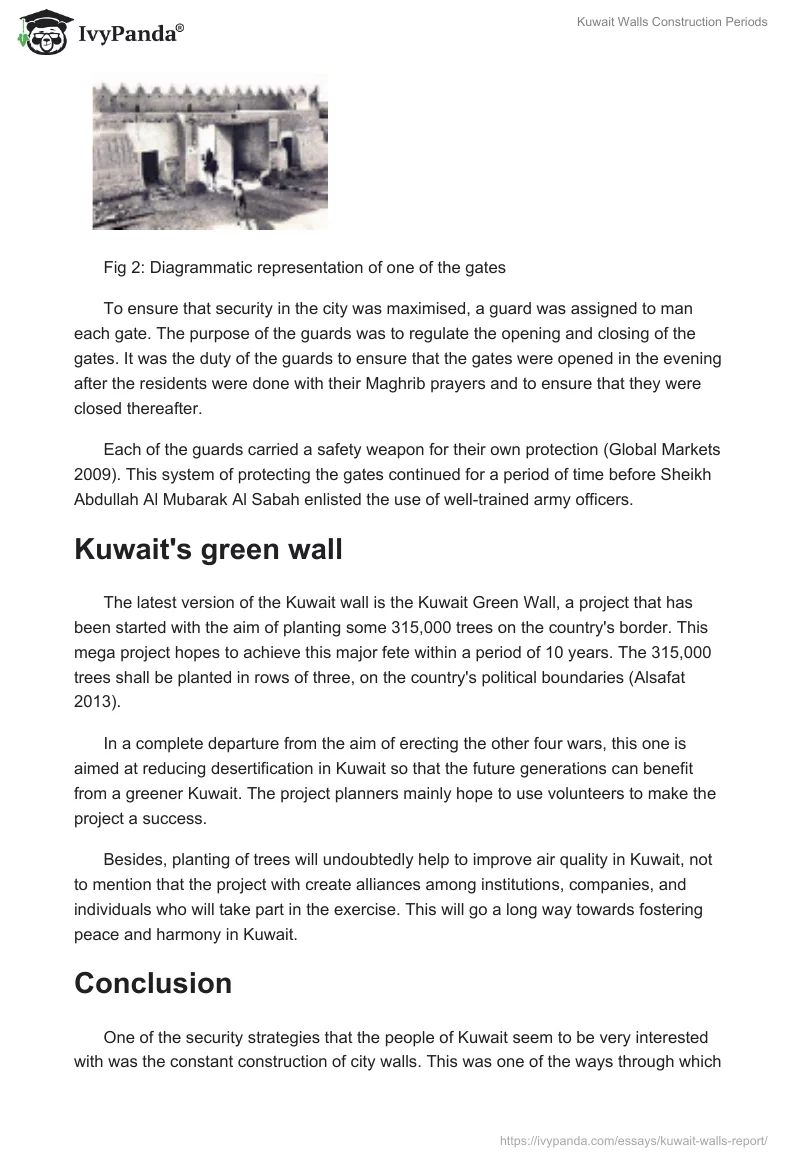 Kuwait Walls Construction Periods. Page 5