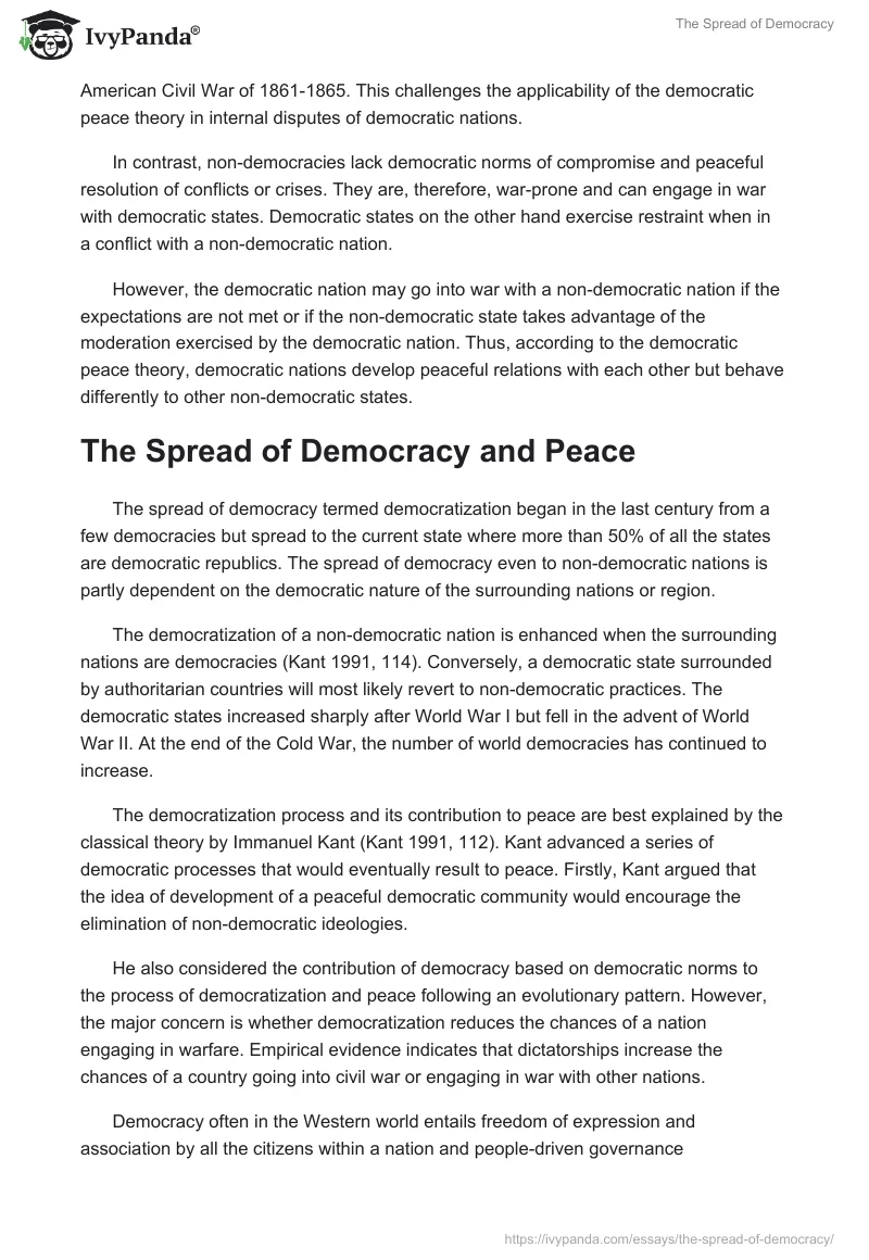 The Spread of Democracy. Page 5
